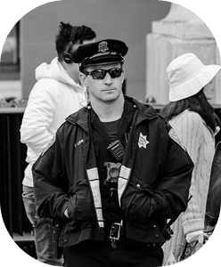 Seguridad en centro comercial